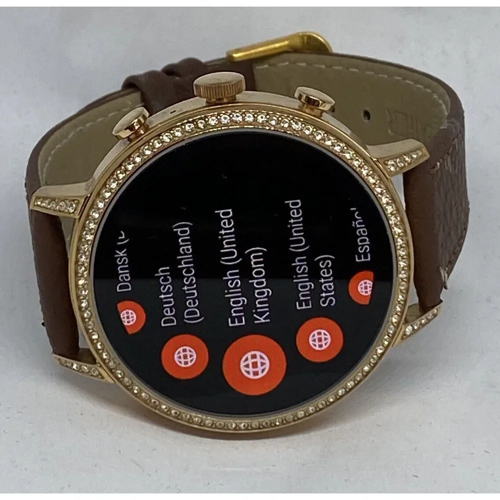 Fossil Gen 4 Authentic Digital Dial Smart Watch Custom Band FTW6015 LT296